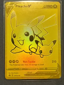Pikachu V SWSH145 SWSH: Sword & Shield Promo Cards Holo - Image 1