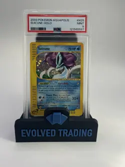 PSA 9 Suicune Aquapolis Holo H25 Pokemon - Image 1