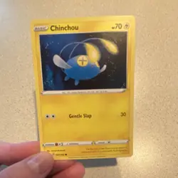 Pokemon Chinchou Sword & Shield 067/202 Common Regular 70 HP Basic English - Image 1