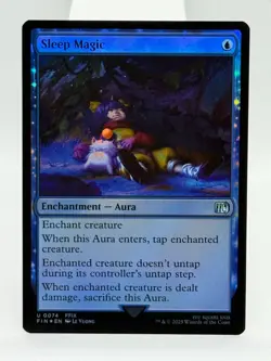Sleep Magic #74 (Foil) (NM) Final Fantasy FIN Magic MTG Mint Card - Image 1