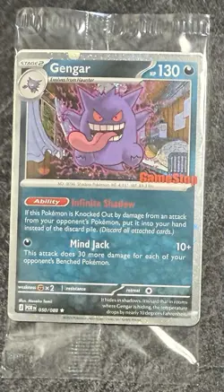 Pokemon TCG Gengar GameStop Promo 2026 Sealed Near Mint - Image 1