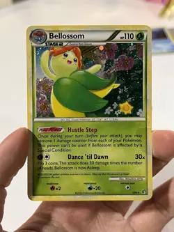 Pokemon Bellossom 1/90 Undaunted Holo Rare Stage 2 HP110 2010 TCG Card - Image 1