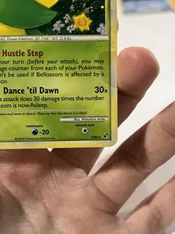 Pokemon Bellossom 1/90 Undaunted Holo Rare Stage 2 HP110 2010 TCG Card - Image 2