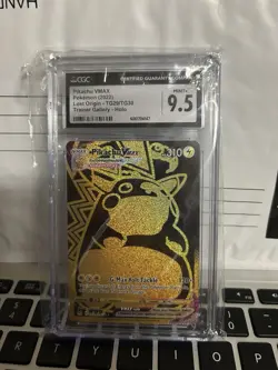2022 POKEMON LOST ORIGIN PIKACHU VMAX TG29/TG30 Trainer Gallery Holo CGC 9.5 - Image 1
