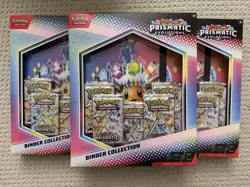 Pokemon Prismatic Evolutions Binder Collection Sealed - Lot of 3 - Fast Ship! - Image 1