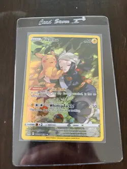 Pokemon Pikachu Ultra Rare Full Art TG05/TG30 Lost Origin Trainer Gallery NM - Image 1