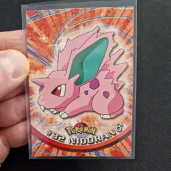 Nidoran Nidorino & Nidoking Holo Blue Logo Topps Pokemon Foil NM - Image 2
