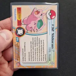 Nidoran Nidorino & Nidoking Holo Blue Logo Topps Pokemon Foil NM - Image 3