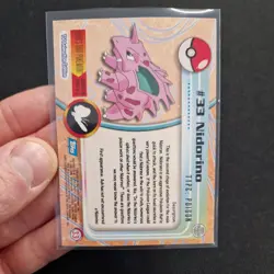 Nidoran Nidorino & Nidoking Holo Blue Logo Topps Pokemon Foil NM - Image 5