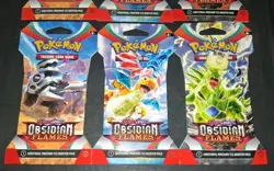 Pokemon Obsidian Flames Sleeved Booster Pack Lot Of 6 - Image 2