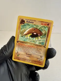 Pokemon Fossil Set Kabuto 1st Edition [ Official WOTC 1999 TCG NM, No.50 ] - Image 3