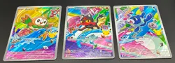 Pokemon First Partner Alola Starters Promo Set Rowlet Litten Popplio 043 044 045 - Image 1