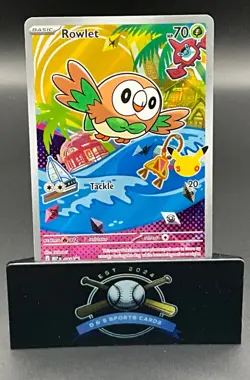 Pokemon First Partner Alola Starters Promo Set Rowlet Litten Popplio 043 044 045 - Image 3