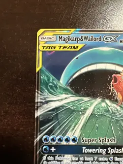 Magikarp & Wailord GX SM166 Pokemon TCG Promos DMG - Image 2