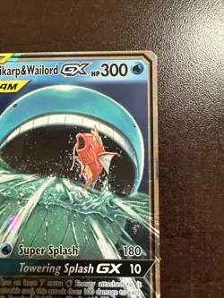 Magikarp & Wailord GX SM166 Pokemon TCG Promos DMG - Image 3