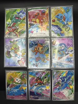 Pokemon TCG First Partner Illustration Collection 2026 Promos Full Set NM - Image 1