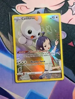 Pokemon TCG Castform TG11/TG30 Swsh11: Lost Origin Trainer Gallery Holo NM - Image 1