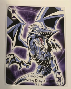 Vintage Yu-Gi-Oh! Poker King Blue Eyes White Dragon Officially Licensed Card - Image 4