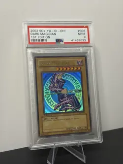 YU-GI-OH! yugioh Dark Magician SDY-006 Ultra Rare 1st Edition PSA9 - Image 1