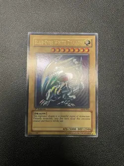 Yu-Gi-Oh Blue Eyes White Dragon SDK-001 Ultra 1st Edition Asian English - Image 4