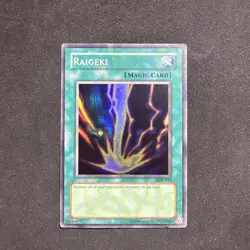 Raigeki lob-053 Unltd Ed (MP/HP) Super Rare Yu-Gi-Oh! - Image 1