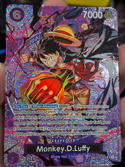 Monkey D. Luffy SP ST26-005 OP15 English NM Pack Fresh One Piece Card - Image 2