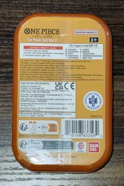 One Piece TCG Ace Tin Vol.2 2 OP-13 Packs English New Factory Sealed Bandai - Image 2