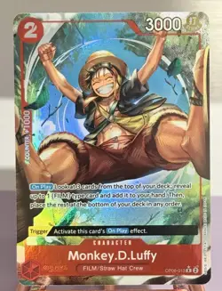 Monkey D. Luffy - OP06-013 Alt Art - Wings of the Captain - One Piece English NM - Image 1