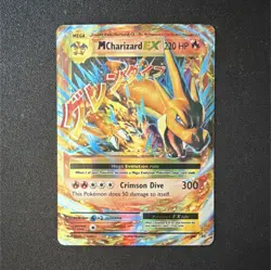 Pokemon M Charizard EX Ultra Rare Holo Card 13/108 Evolutions 220 HP Mega - Image 1