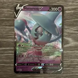 Pokemon Lugia VSTAR & Hatterene V Foil Card Lot SWSH195 SWSH055 - Image 3