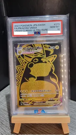 Pikachu VMAX PSA 10 UR 279/184 S8b VMAX Climax Pokemon Card Japanese - Image 1
