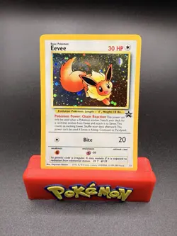 Eevee #11 Black Star Promo Holo Rare Vintage Pokemon Card - NM - Image 1