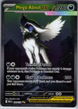Mega Absol ex 180/132 SIR ME01: Mega Evolution - Pokemon Card - NM - Image 1