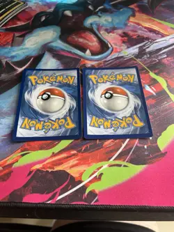 Pokemon Mewtwo Promo Holo Basic Card Lot 056/172 2022 2 Cards BOOster stamp - Image 2
