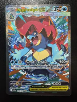 Pokemon Mega Feraligatr EX SIR Ascended Heroes Card 274/217 Near Mint - Image 1