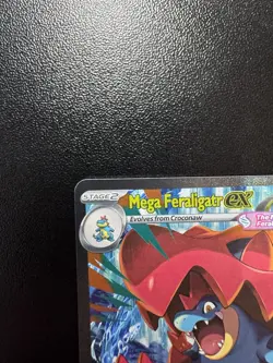Pokemon Mega Feraligatr EX SIR Ascended Heroes Card 274/217 Near Mint - Image 3