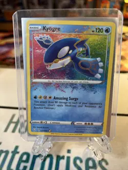 Kyogre 021/072 Shining Fates Amazing Rare Holo Pokemon TCG Card NM/M - Image 1