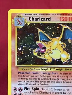 Charizard 4/130 Holo Base Set 2 Pokemon Card LP Condition (T111) - Image 3