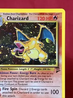 Charizard 4/130 Holo Base Set 2 Pokemon Card LP Condition (T111) - Image 4