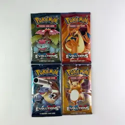 Pokemon Evolutions Booster Pack Lot Venusaur Charizard Blastoise Raichu 40 Cards - Image 1