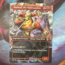 Raphael, the Nightwatcher Magic TMT Rare Legendary Creature Card 0213 Red 2026 - Image 1