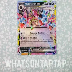 Pokemon Card Hydreigon Ex 119/191 Ultra Rare Scarlet Violet Surging Sparks LP - Image 1