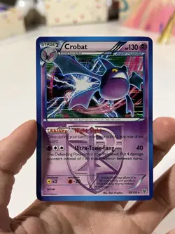 Pokemon Crobat 55/135 Plasma Storm Team Plasma Holo Rare Stage 2 HP130 2012 Card - Image 1