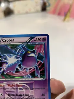 Pokemon Crobat 55/135 Plasma Storm Team Plasma Holo Rare Stage 2 HP130 2012 Card - Image 4