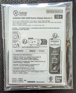 Gundam Card Game Official Resource Sleeves Aile Strike (10-Pack) Sealed - Image 2