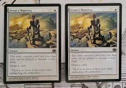 MTG Scout's Warning x2 NM ~Future Sight (Magic the Gathering)*Free Shipping* - Image 1