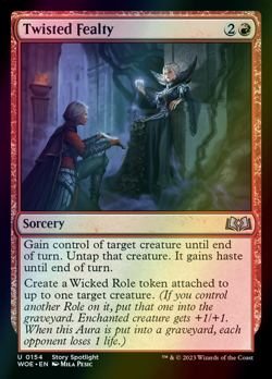MTG Twisted Fealty Foil ** Wilds of Eldraine ** English - Image 1