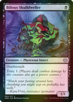 MTG Bilious Skulldweller Foil ** Phyrexia: All Will Be One ** English - Image 1