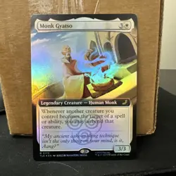 Monk Gyatso (Extended Art) #173 (Foil) (NM) TLE Magic MTG Near Mint Ships fast - Image 1