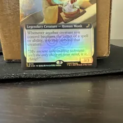 Monk Gyatso (Extended Art) #173 (Foil) (NM) TLE Magic MTG Near Mint Ships fast - Image 3